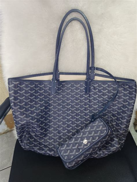 goyard light blue|navy blue Goyard.